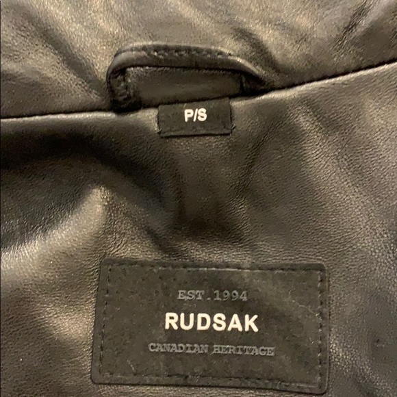 Rudsak leather & fur jacket - Picture 8 of 10